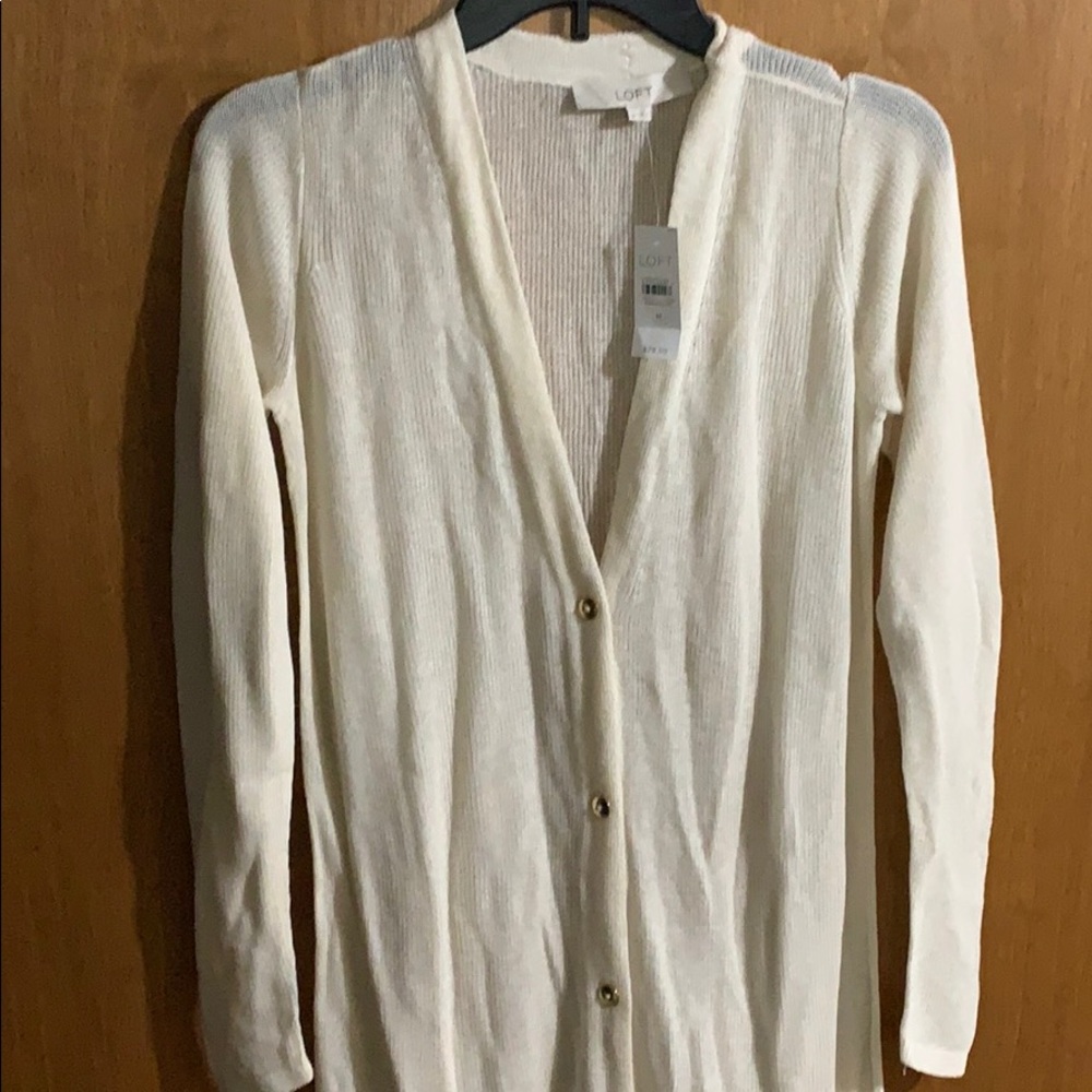 LOFT Cream Duster